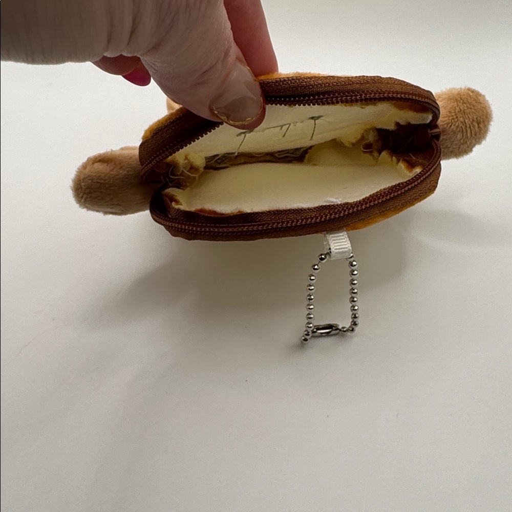 Toast Bread Bag Charm Keychain Earbud Holder - Picture 3 of 3